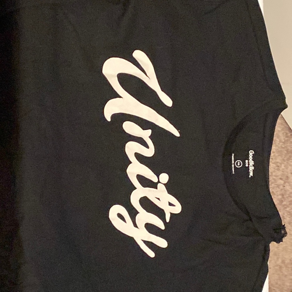 New with tags goodfellow black tee with “unity” message
